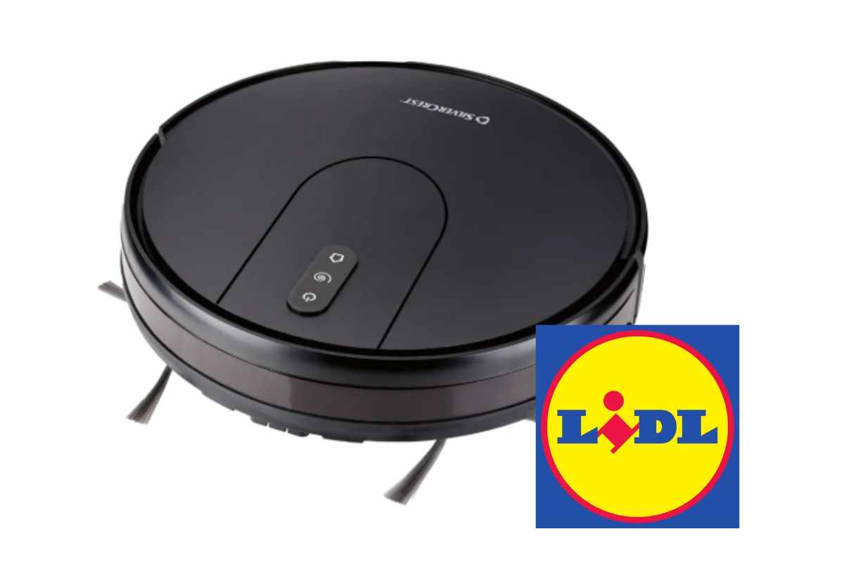 robot hi-tech di Lidl per pavimenti