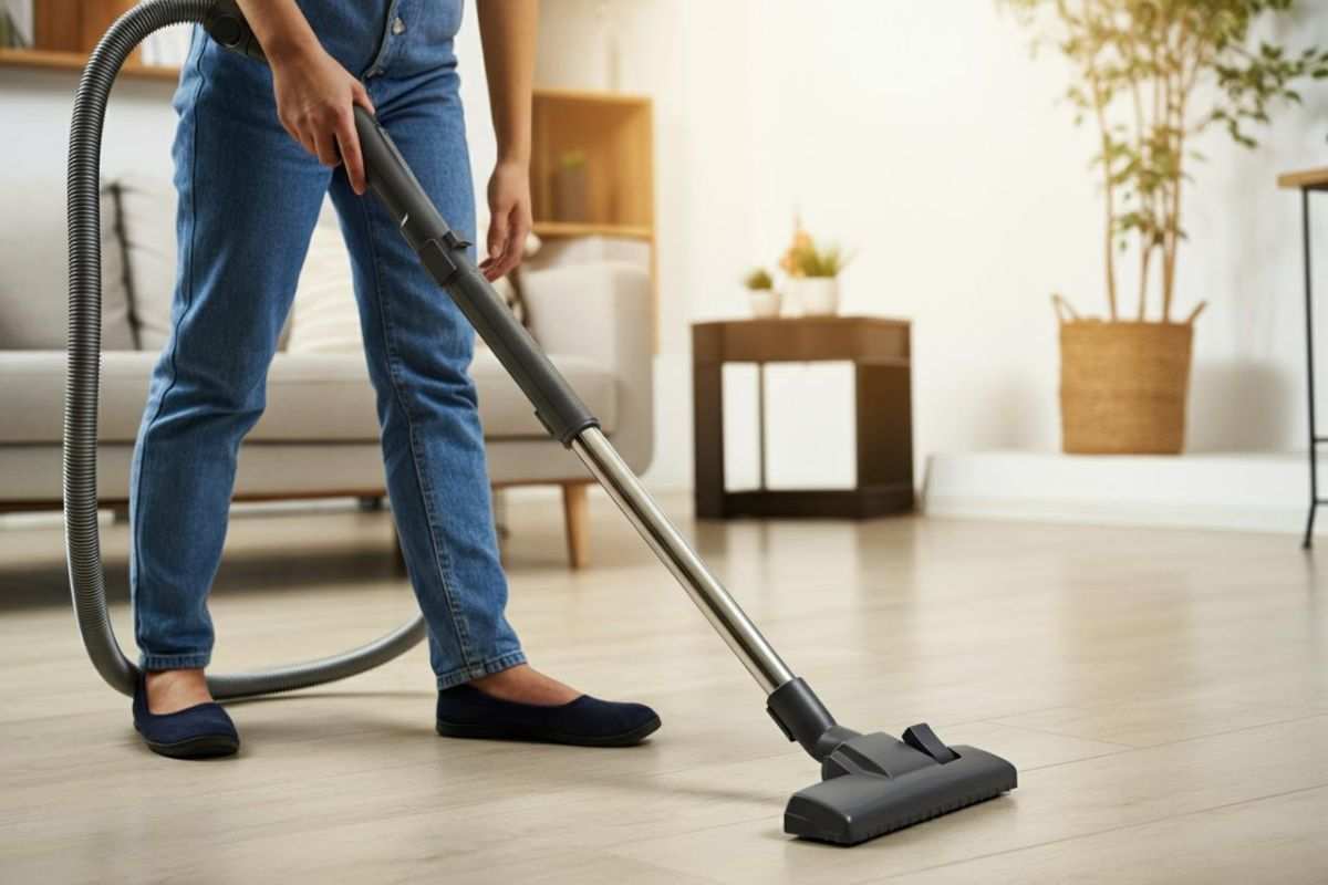 trucco calzino aspirapolvere