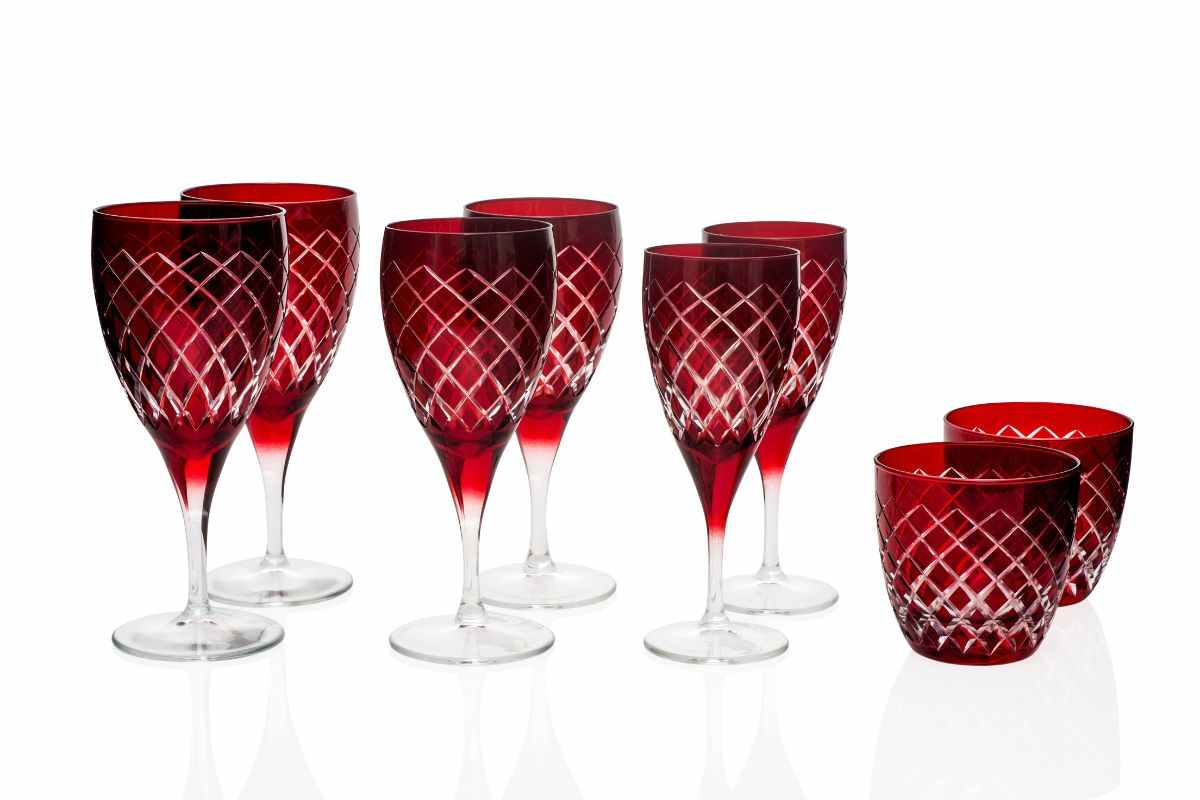 offerta bicchieri rossi