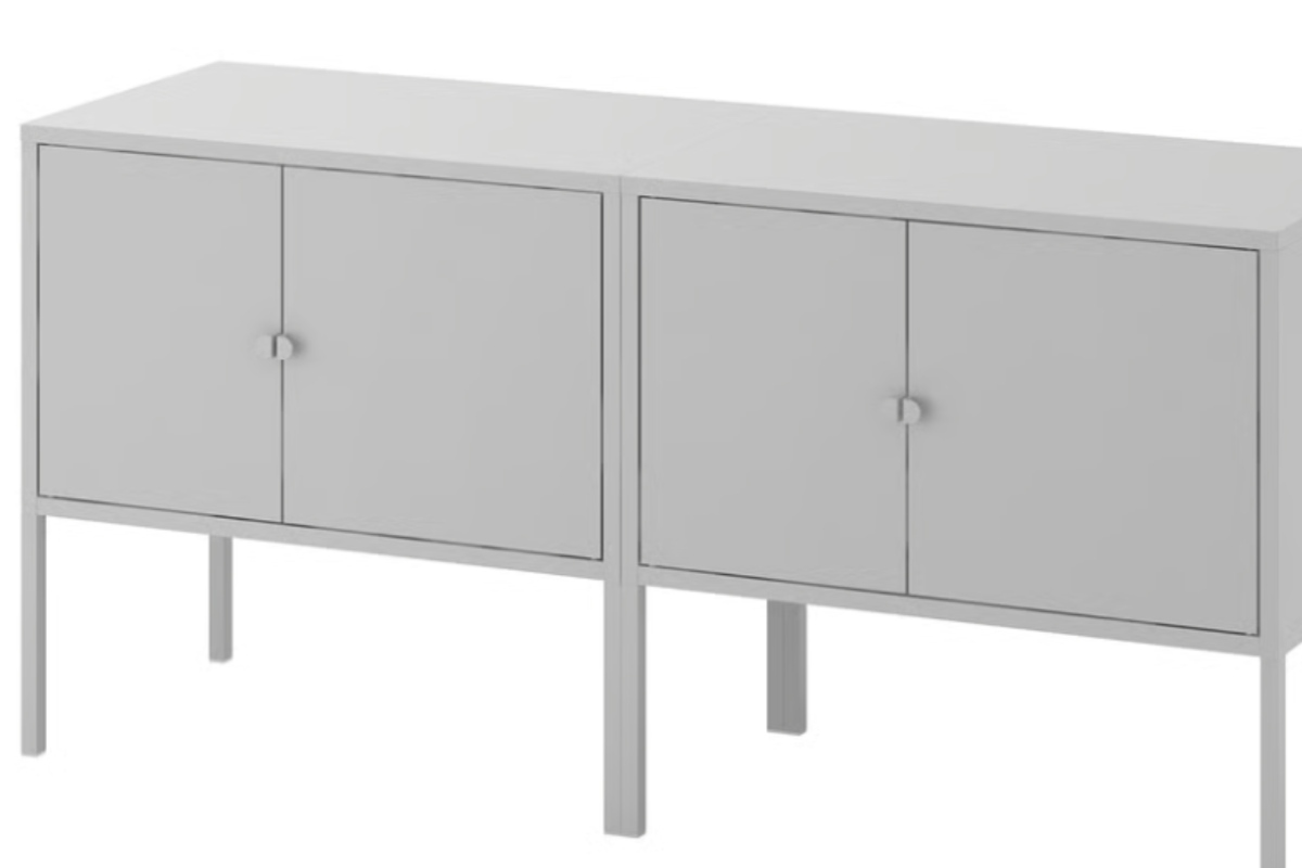 mobile acciaio ikea offerta